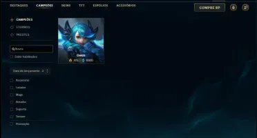 Conta platina 1 (mestre season passada) com Ryze Triunfante