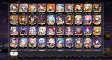 Conta Seven Knights Re. Conta End, Full lendários.