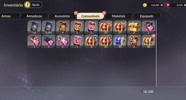 Conta Seven Knights Re. Conta End, Full lendários.