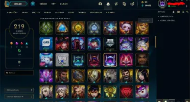 Vendo conta do lol gold 4 + 165 skins