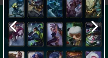 Conta com 100 skins League of legends