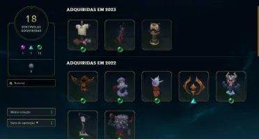 Conta Esmeralda 4, 75skins e quase full champ!