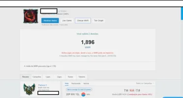 CONTA PLAT 5/FULL CHAMP/MMR PLAT 1/6 PAGE RUNA/85SKINS