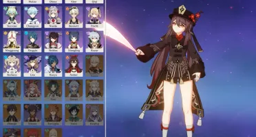 GENSHIN IMPACT - AR 41- HUTAO,KLEE,QIQI + ESPADA CELESTIAL