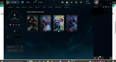 Acc smurf diamante 4 , 67% win rate , EMAIL NÃO VERIFICADO