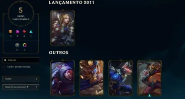 Conta LOL Platina 5