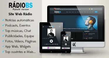 Web Site Administrável Para Rádio BS