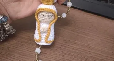 Terço Mariano em Crochê