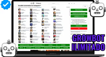 ⭐Growbot Ilimitado - O Melhor Robô Para O Instagram