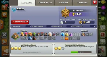 Clã nível 8 Clash of Clans