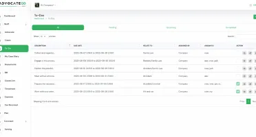 AdvocateGo SaaS - Gestão de Atividades Jurídicas