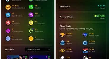 Conta incrível brawl stars Full