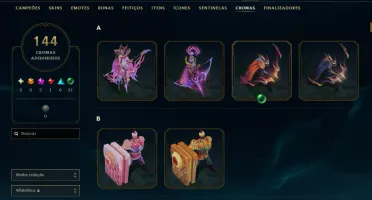 League Of Legends Conta | Todos Os Campões | 450 Skins