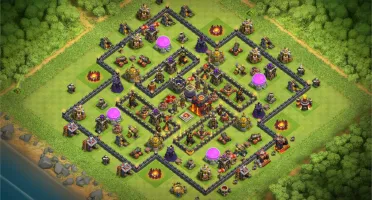 2 conta Clash of clans cv 10