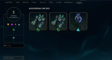 Conta platina 4 todos campeões