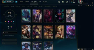 VENDO CONTA UNRANKED , 27 SKINS , LVL 65
