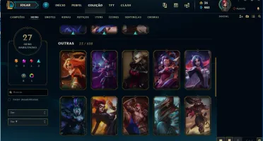 VENDO CONTA UNRANKED , 27 SKINS , LVL 65