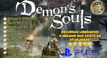 Demons Souls (PS5) - Almas, Itens, Magias, tudo liberado!!!