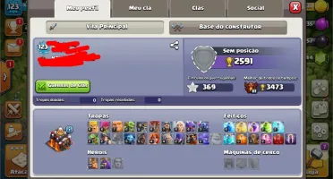 Conta Clash Of Clans CV 10