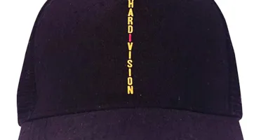 Boné Trucker Preto e Amarelo Hardvision