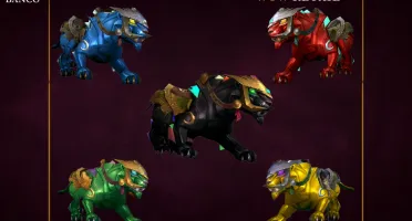 Montarias Wow - PACK de 5 Panteras