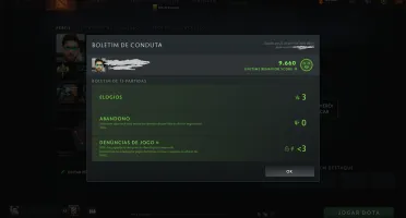 CONTA DOTA 2 LENDA 1, 3100 MMR E 9.660 CONDUTA CONTA TOP