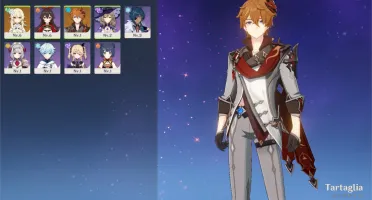 Genshin Impact / AR 7 / Tartaglia (Childe) + 4 SR