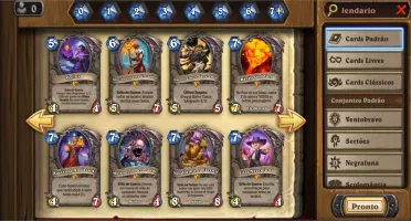 Conta Hearthstone 105 lendárias, 4k pó