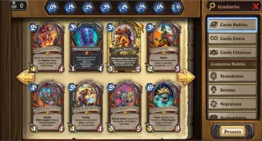 Conta Hearthstone 105 lendárias, 4k pó