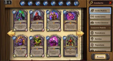 Conta Hearthstone 105 lendárias, 4k pó