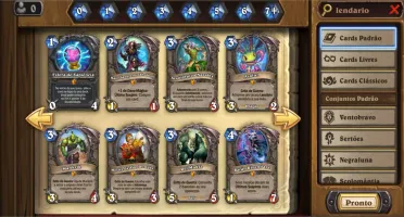 Conta Hearthstone 105 lendárias, 4k pó
