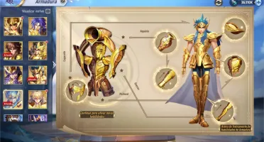 Conta Saint Seiya