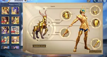 Conta Saint Seiya