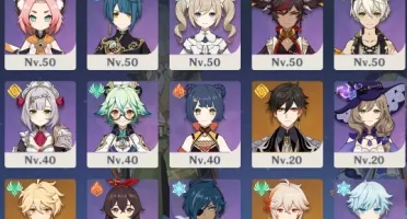 CONTA AR46 5 NAT5* ZONGLI/QIQI/KLEE/TARTAGLIA/KAZUHA