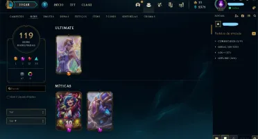 Conta Ouro 4 com 119 skins!