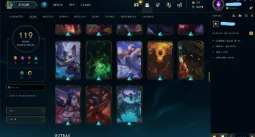 Conta Ouro 4 com 119 skins!