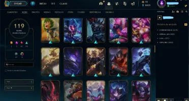 Conta Ouro 4 com 119 skins!