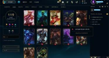 Conta Ouro 4 com 119 skins!
