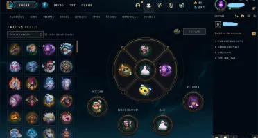 Conta Ouro 4 com 119 skins!