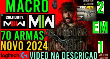 Macro Warzone 3 + Mw 2 - Mouses Logitech (Vitalicio)