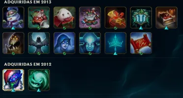 Conta do LoL de 2012 com todos os champions, mais de 240 ski