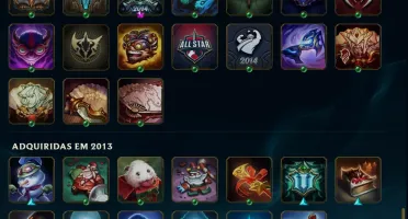Conta do LoL de 2012 com todos os champions, mais de 240 ski