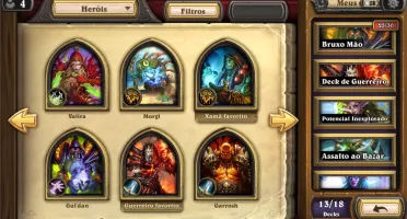 Conta Hearthstone 125 Lendárias Padrão