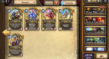 Conta Hearthstone 125 Lendárias Padrão