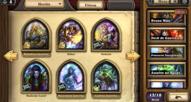 Conta Hearthstone 125 Lendárias Padrão