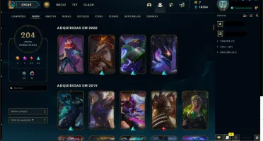 Conta 202 skins all champions and mt mais.