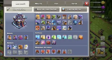 Conta clash of clans cv 15