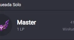 Conta Mestre Lol
