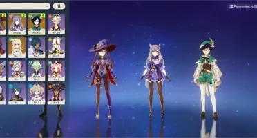 GENSHIN IMPACT / AR 31 / KEQING - ZHONGLI - MONA - VENTI++