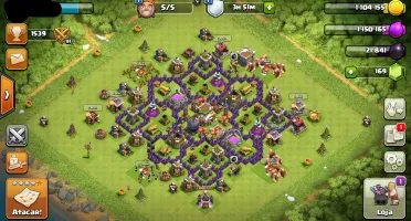 Clash of clans cv8, 5 Construtores super barato